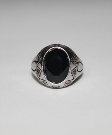 Obsidian Elegance Ring