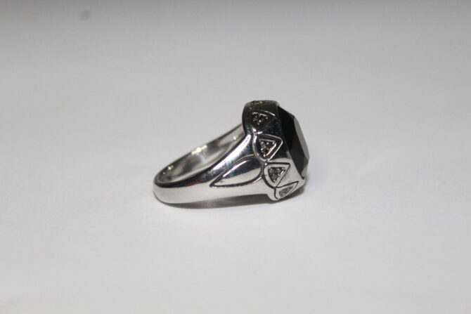 Obsidian Elegance Ring