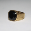 Midnight Gold Ring