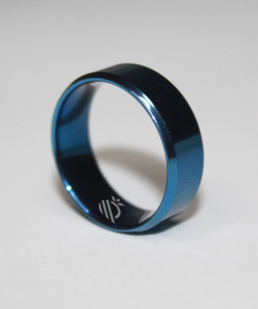 Blue Stainless steel Ring